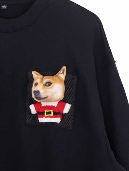 換裝Doge柴犬黑色「痛」衛衣 thumbnail image