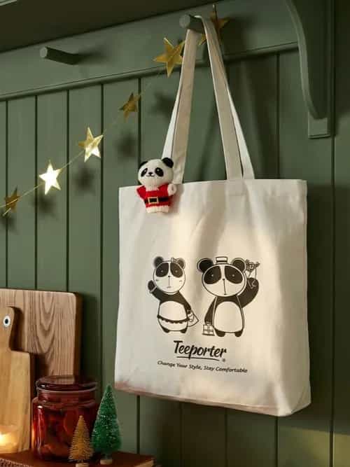 【聖誕限定】聖誕熊貓帆布托特包 thumbnail image