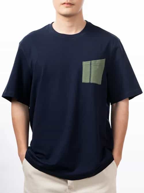 雙色拼布綠色口袋Tee (限量產品) thumbnail image